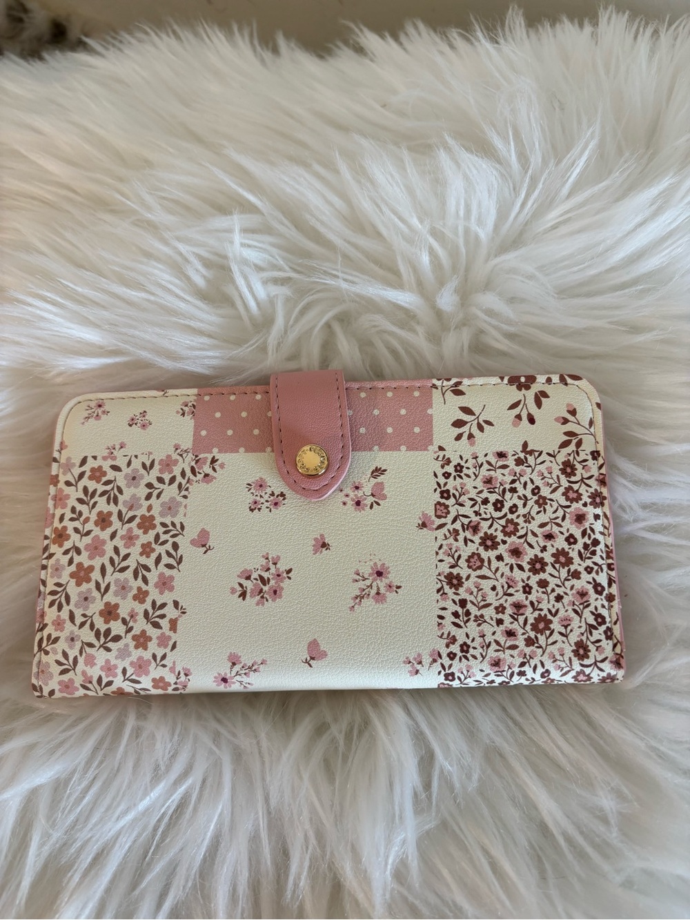 Poppy & Peonies Pink Floral Wallet
